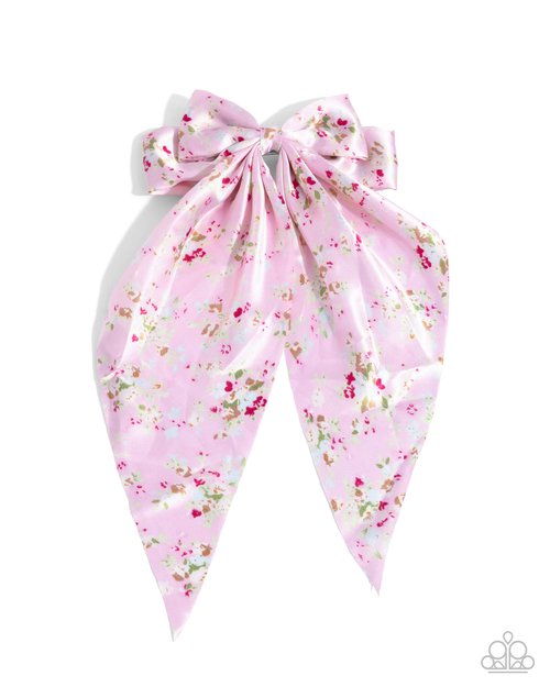 Paparazzi Hair Accessories - Fluttering Flowers - Pink