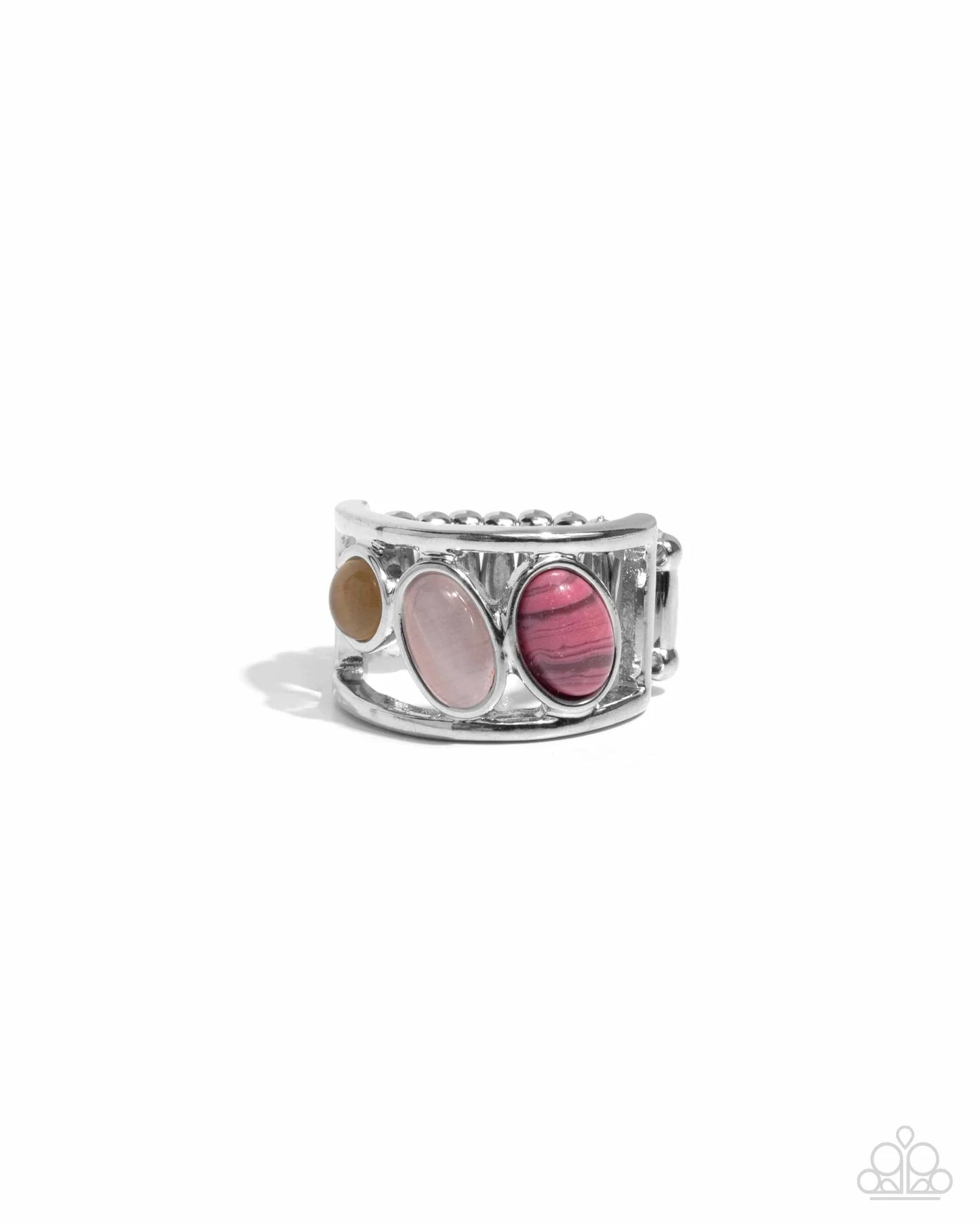 Paparazzi Rings - Colorfully Coarse - Pink