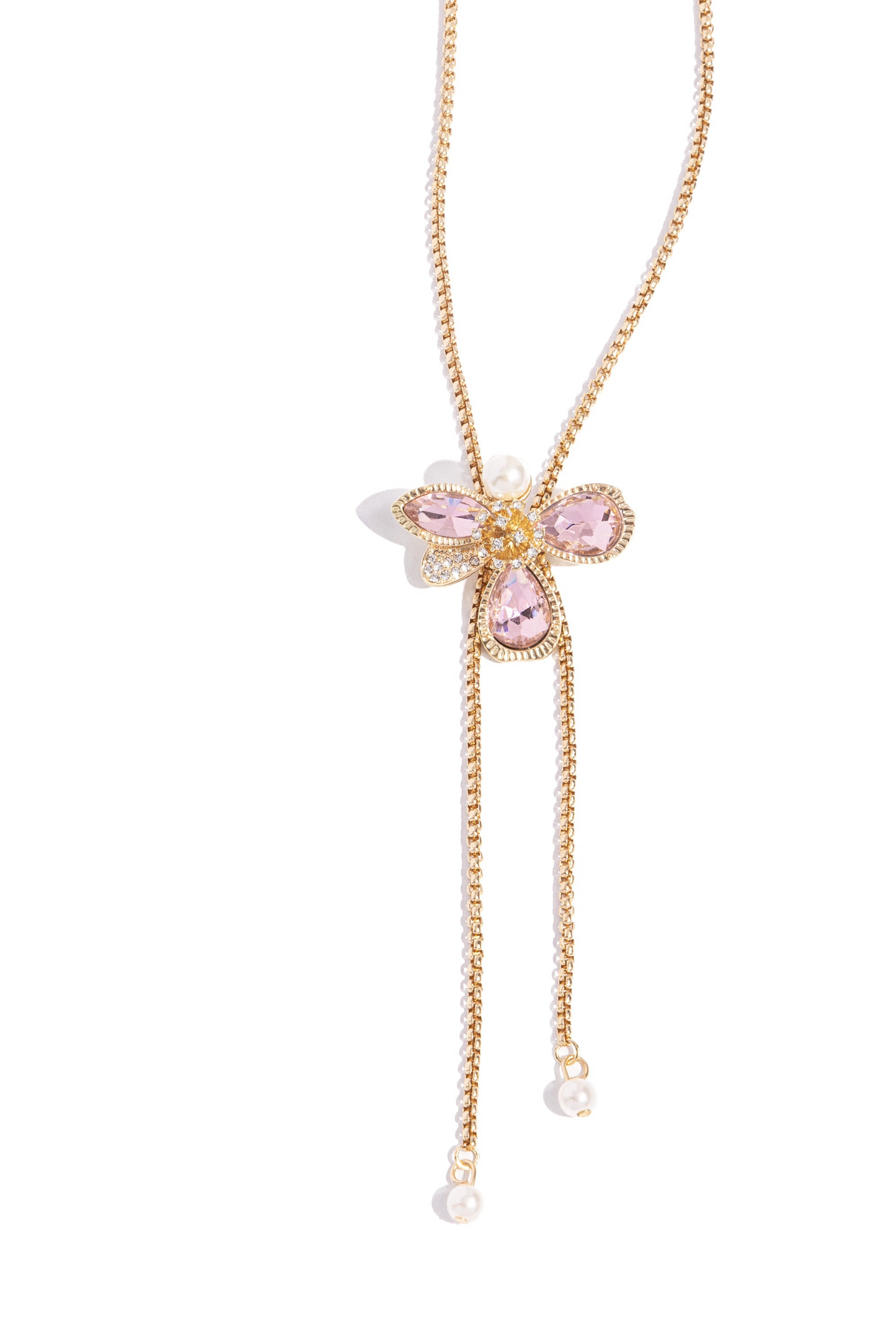 Paparazzi Necklaces - FLORAL Values - Pink