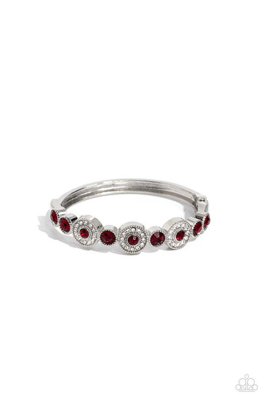 Paparazzi Bracelets - Crowns Only Club - Red