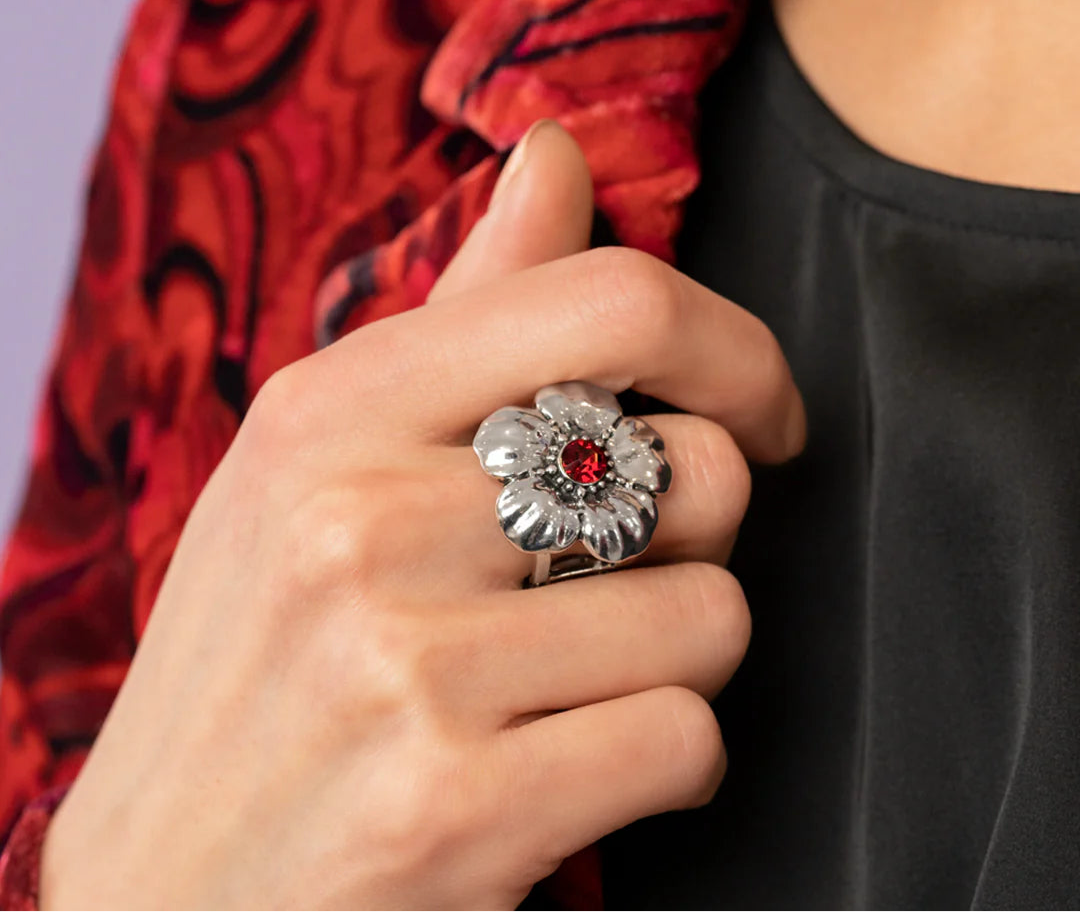 Paparazzi Rings - Bloom Bloom Pow - Red