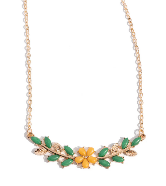 Paparazzi Necklaces - Leafy Layover - Orange