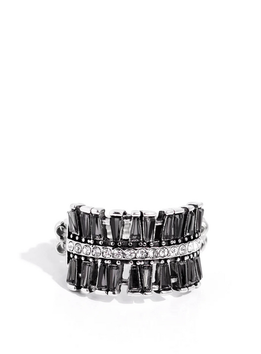 Paparazzi Rings - Staggering Stacks - Silver