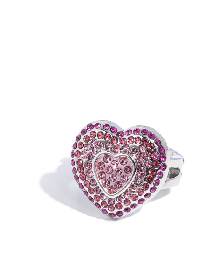 Paparazzi Rings - Radiant Resplendence - Pink - Fashion Fix Exclusive 10/24