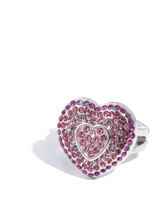 Paparazzi Rings - Radiant Resplendence - Pink - Fashion Fix Exclusive 10/24