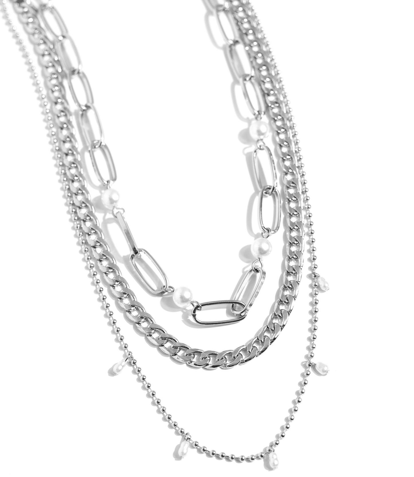 Paparazzi Necklaces - Presidential Passion - White