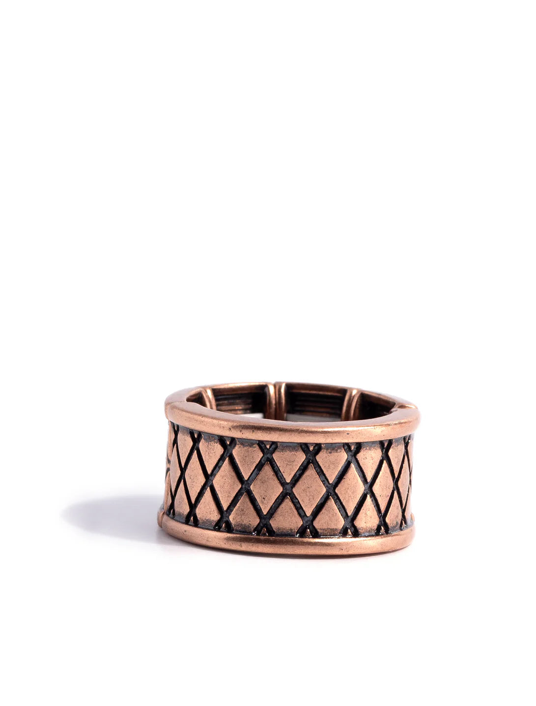 Paparazzi Men's Collection - Triple Crossed - Copper