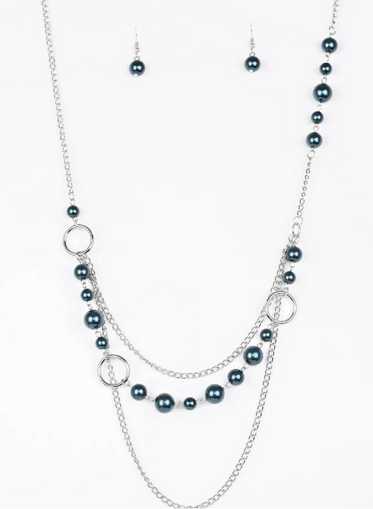 Paparazzi Necklaces - Party Dress Princess - Blue