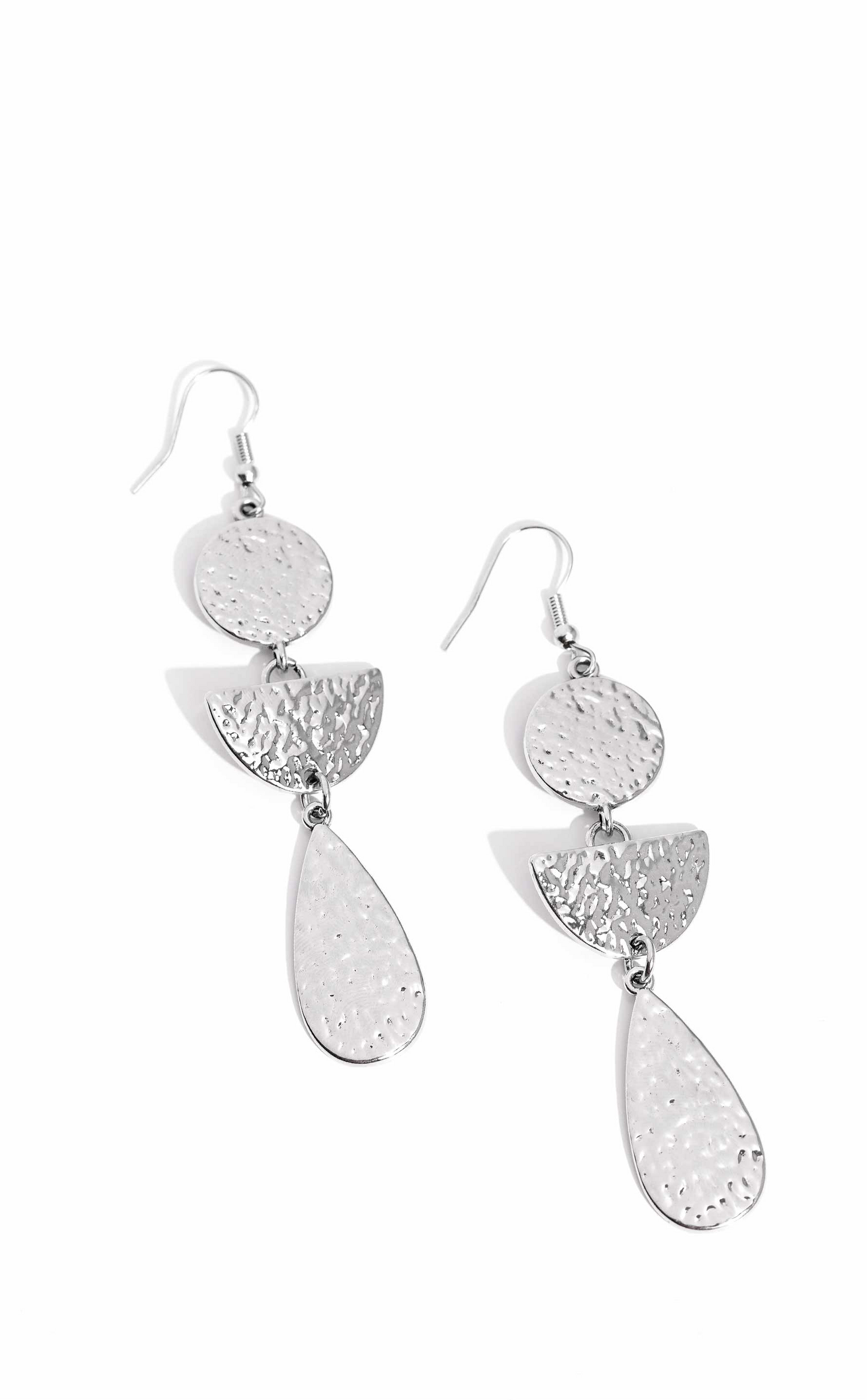 Paparazzi Earrings - Artisanal Allure - Silver