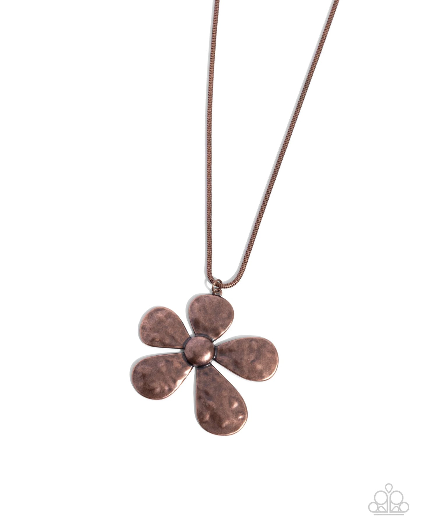 Paparazzi Necklaces - Gratifying Garden - Copper