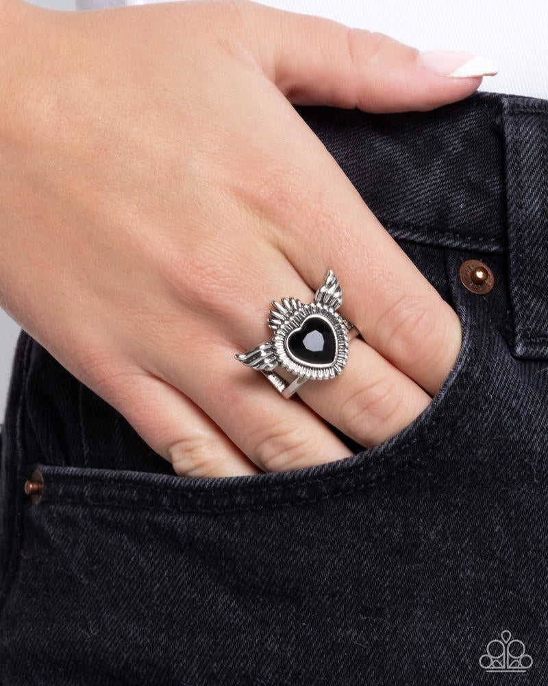 Paparazzi PREORDER Rings - Diva Dame - Black