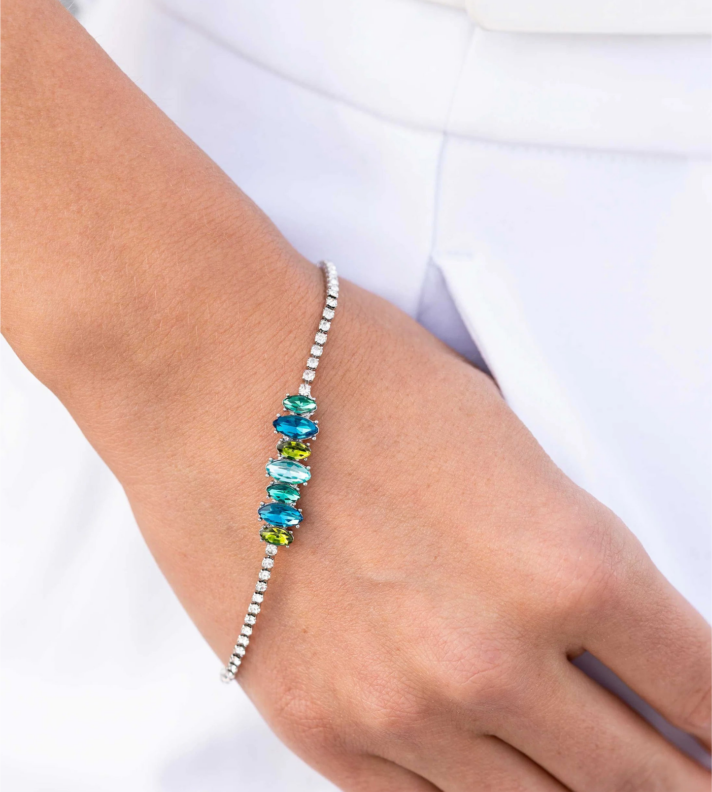 Paparazzi Bracelets - Feminine Faith - Blue - Fashion Fix