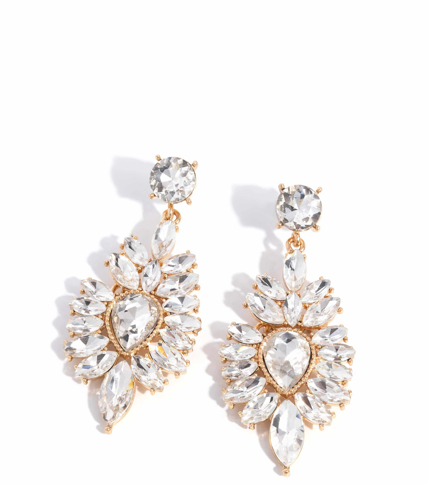 Paparazzi Earrings - Darling Direction - Gold - Fashion Fix Oct. 24