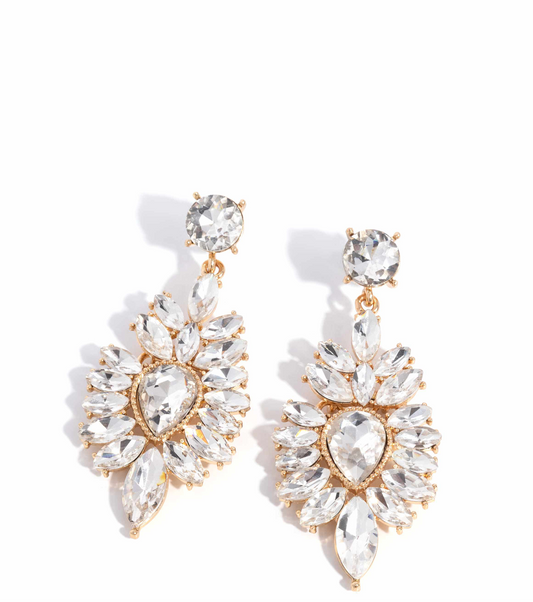 Paparazzi Earrings - Darling Direction - Gold - Fashion Fix Oct. 24