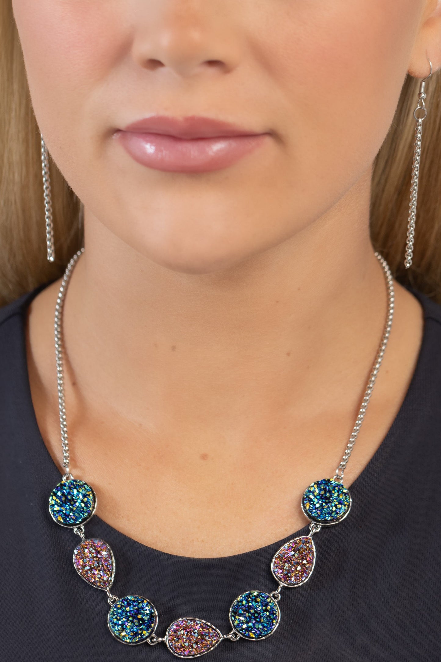 Paparazzi Necklaces - Druzy Demand - Multi