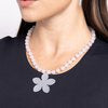 Paparazzi Necklaces - Nostalgic Novelty - White