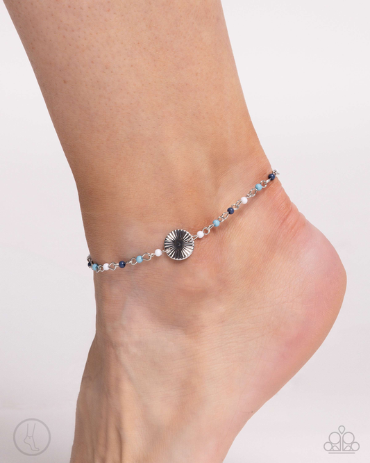 Paparazzi Anklets - Florida Freestyle - Blue