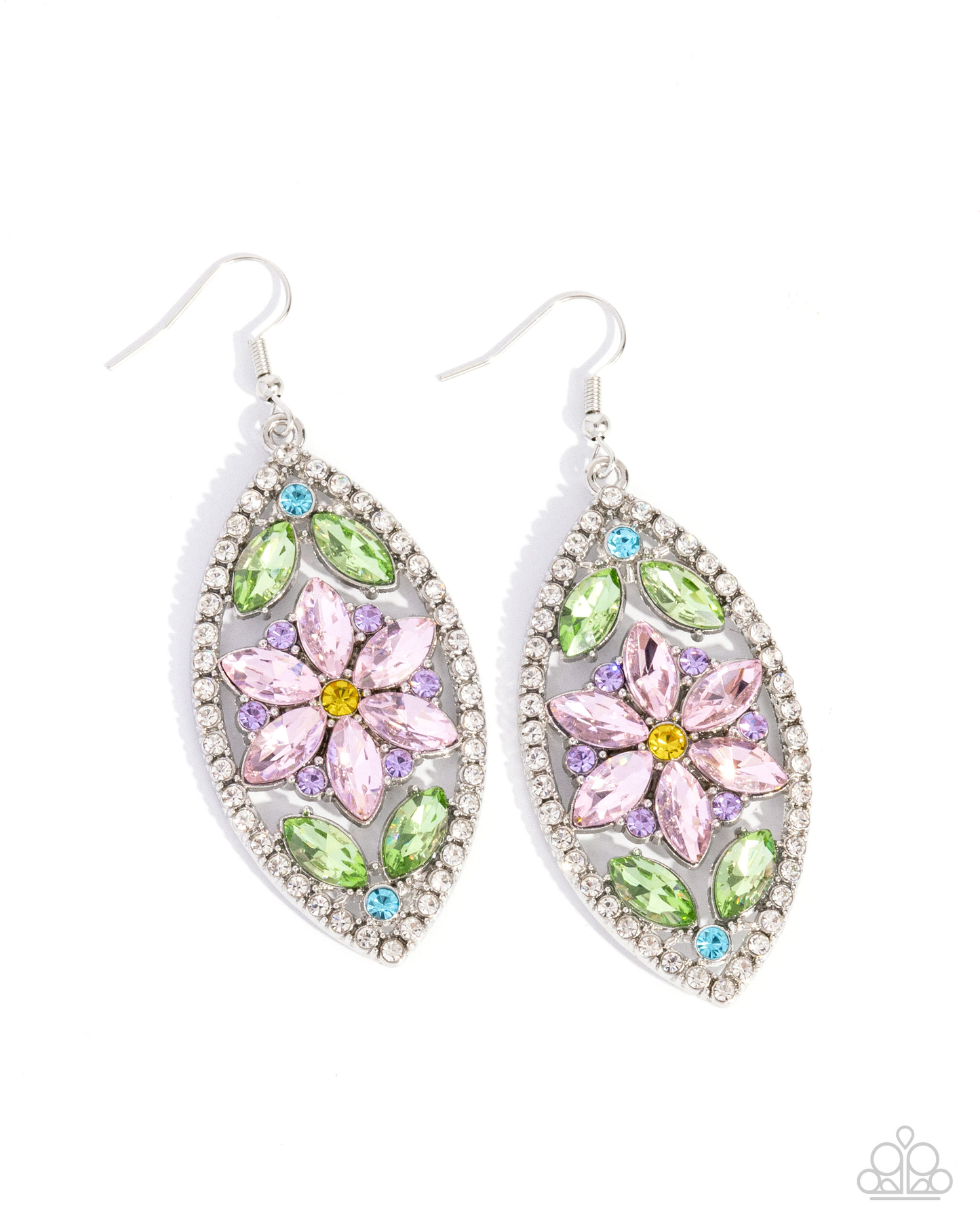 Paparazzi Earrings - Gallant Garden - Multi