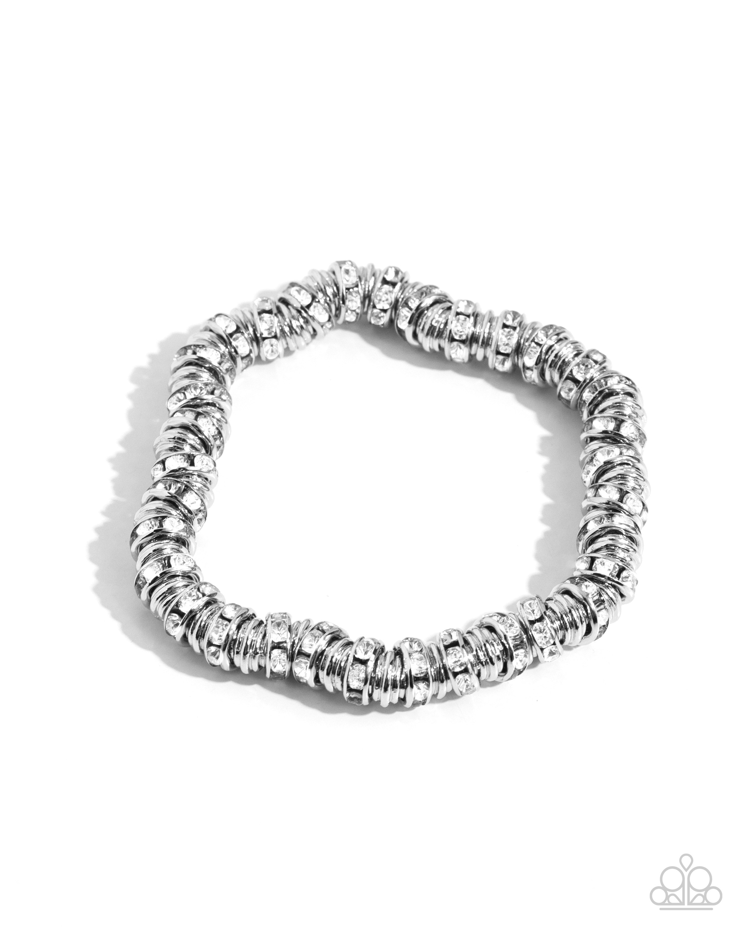 Paparazzi Bracelets - Radiant Roll Call - White