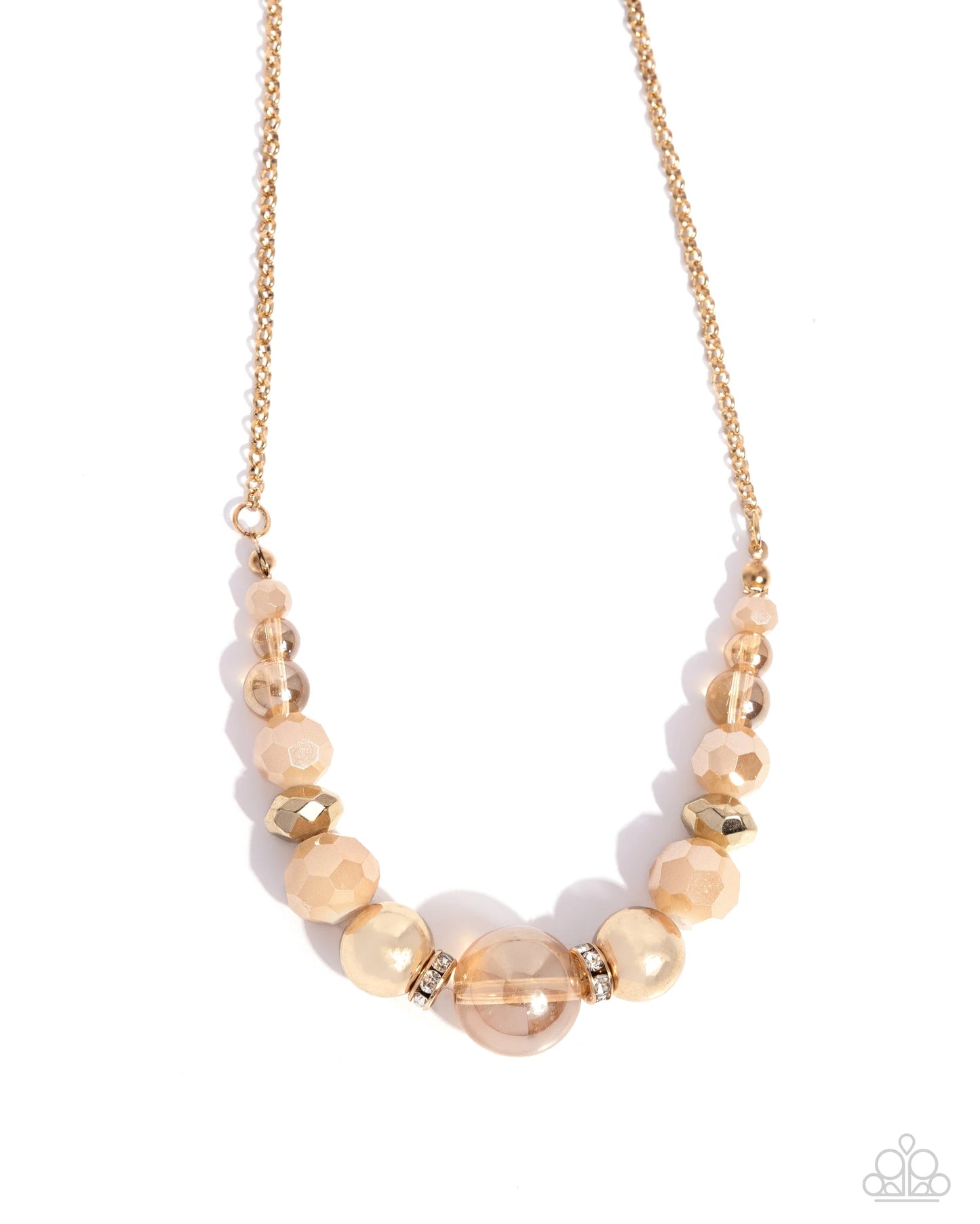 Paparazzi Necklace - Disco Date - Gold
