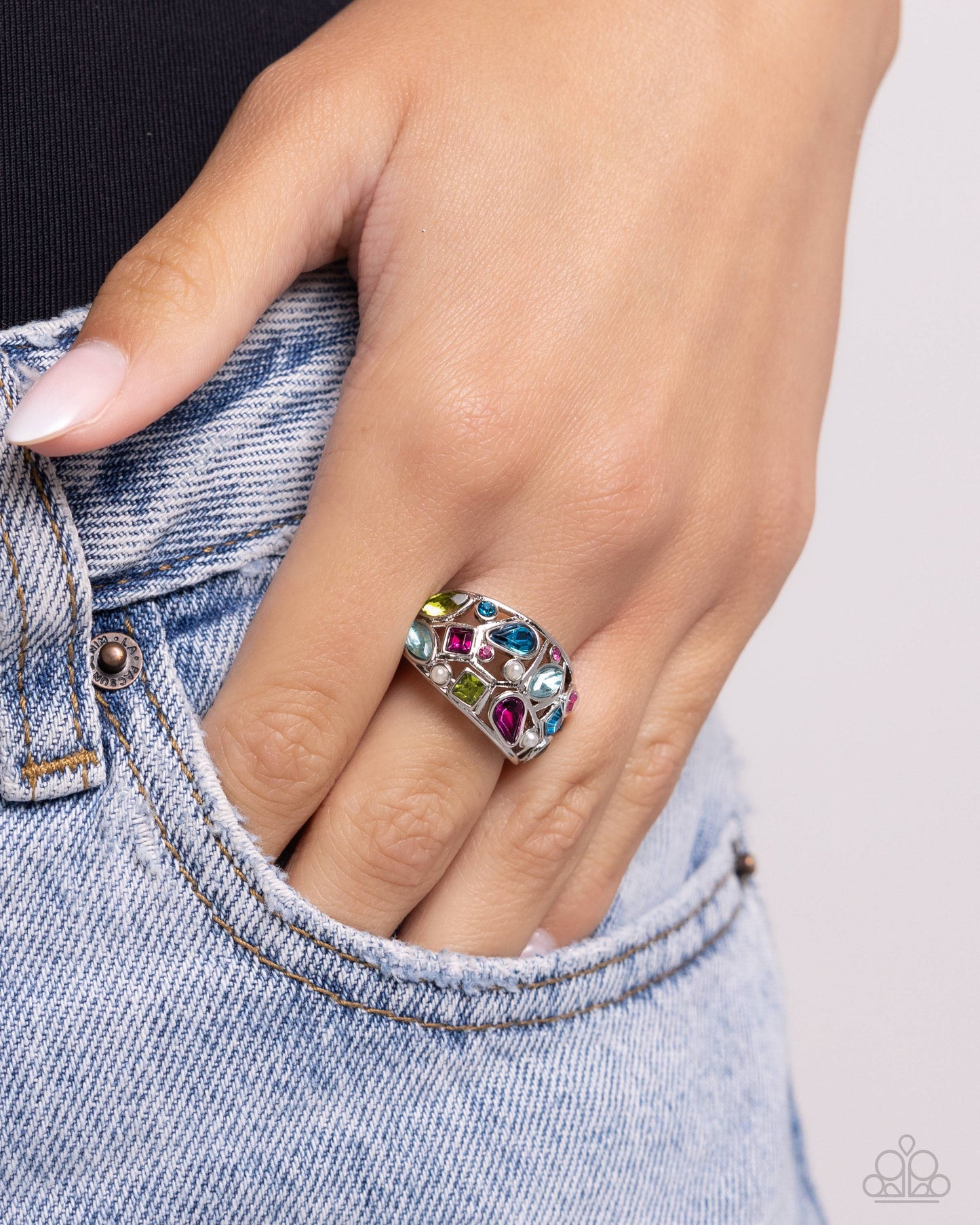 Paparazzi Rings - Abstract Accuracy - Pink