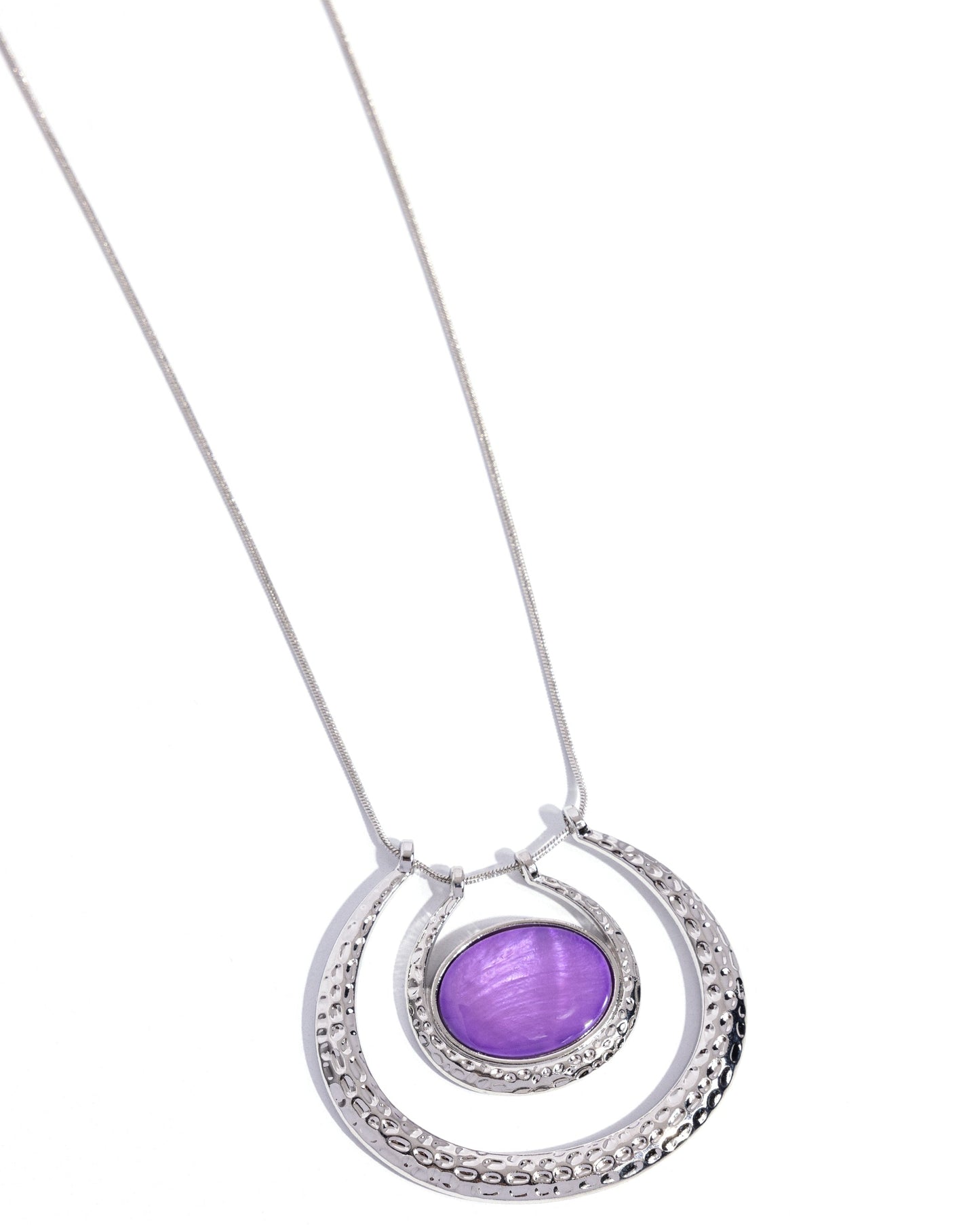 Paparazzi Necklaces - If the Horseshoe Fits - Purple