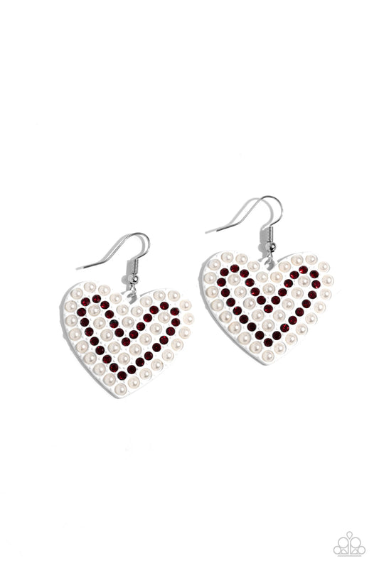 Paparazzi Earrings - Romantic Reunion - White