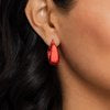 Paparazzi Earrings - Colorful Curiosity - Red