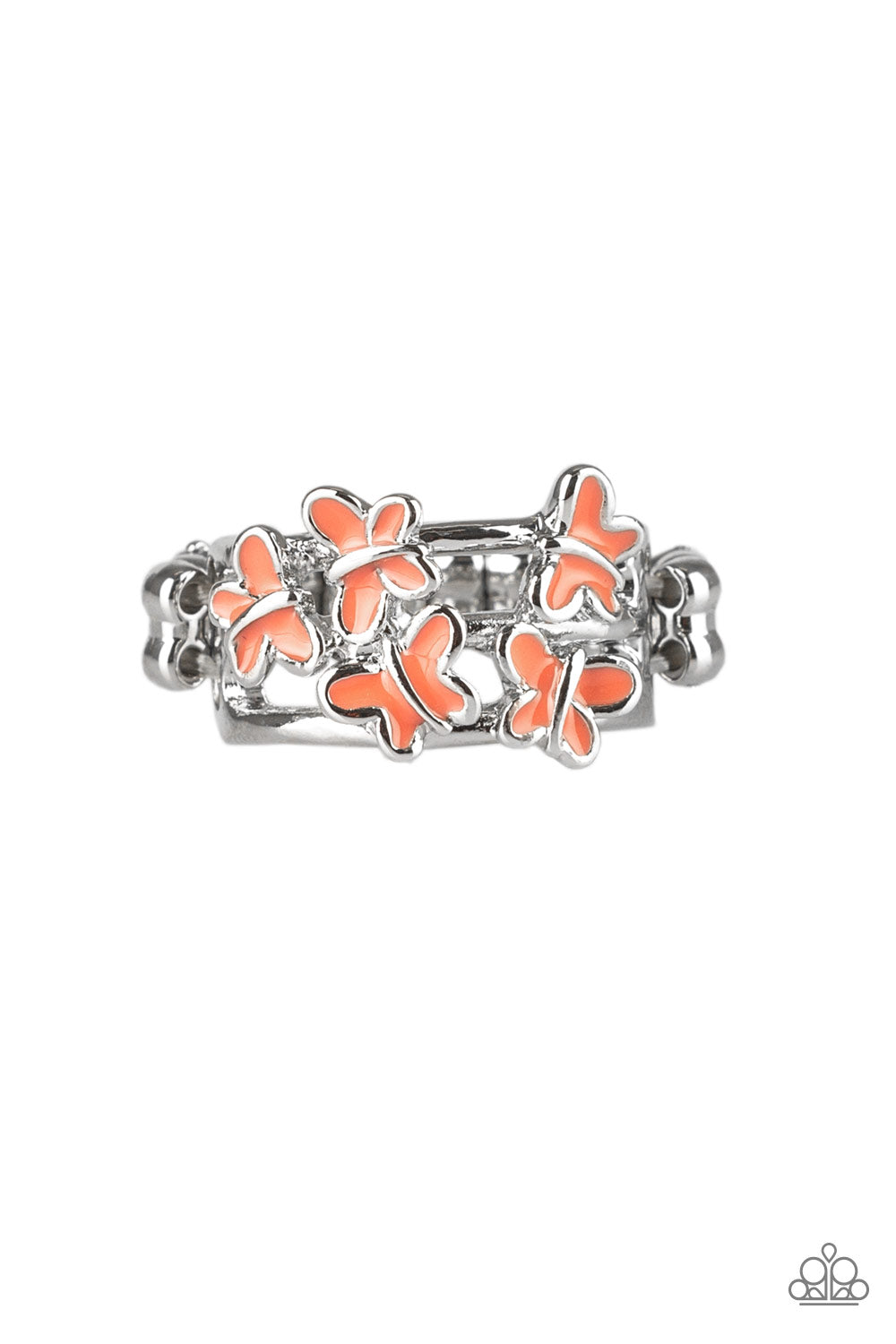 Paparazzi Rings - Fluttering Fashion - Orange