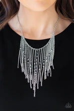 Paparazzi Necklaces - First Class Fringe - Silver