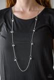 Paparazzi Necklaces - House Party Posh - White