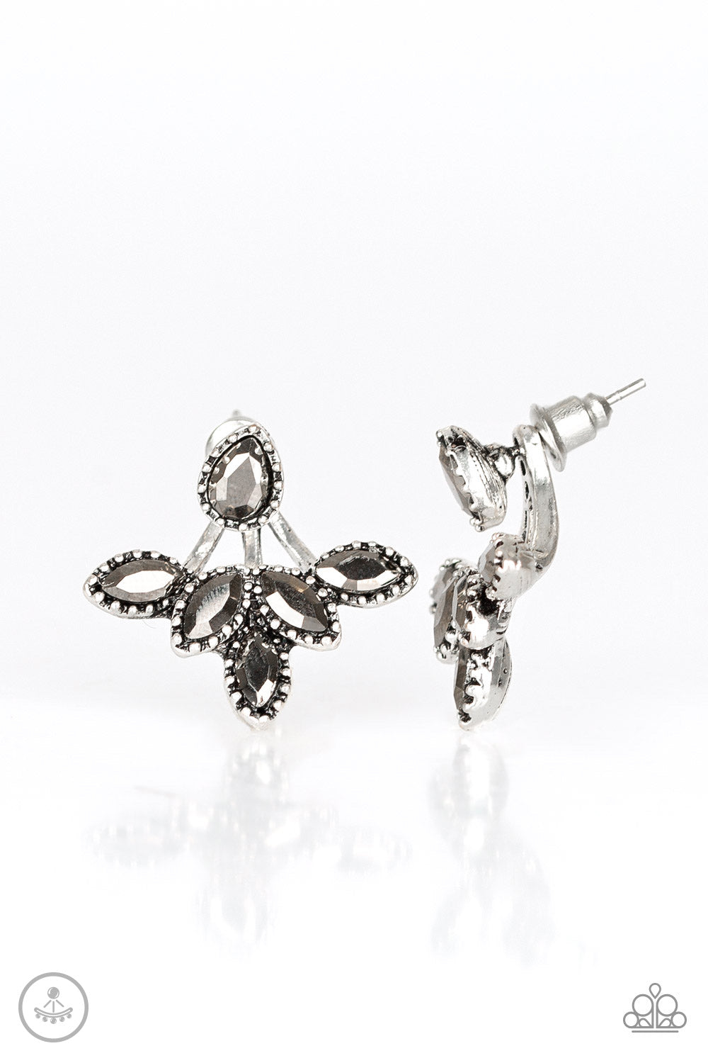 Paparazzi Earrings - A Force To BEAM Reckoned With - Silver