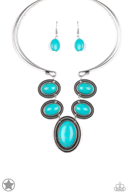Paparazzi Necklaces - River Ride - Blue