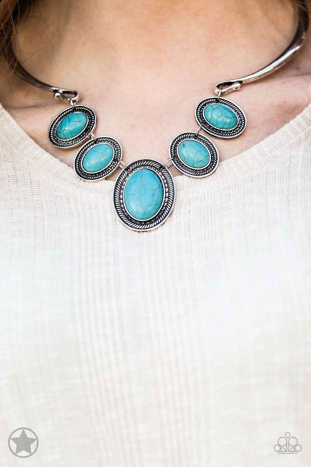 Paparazzi Necklaces - River Ride - Blue