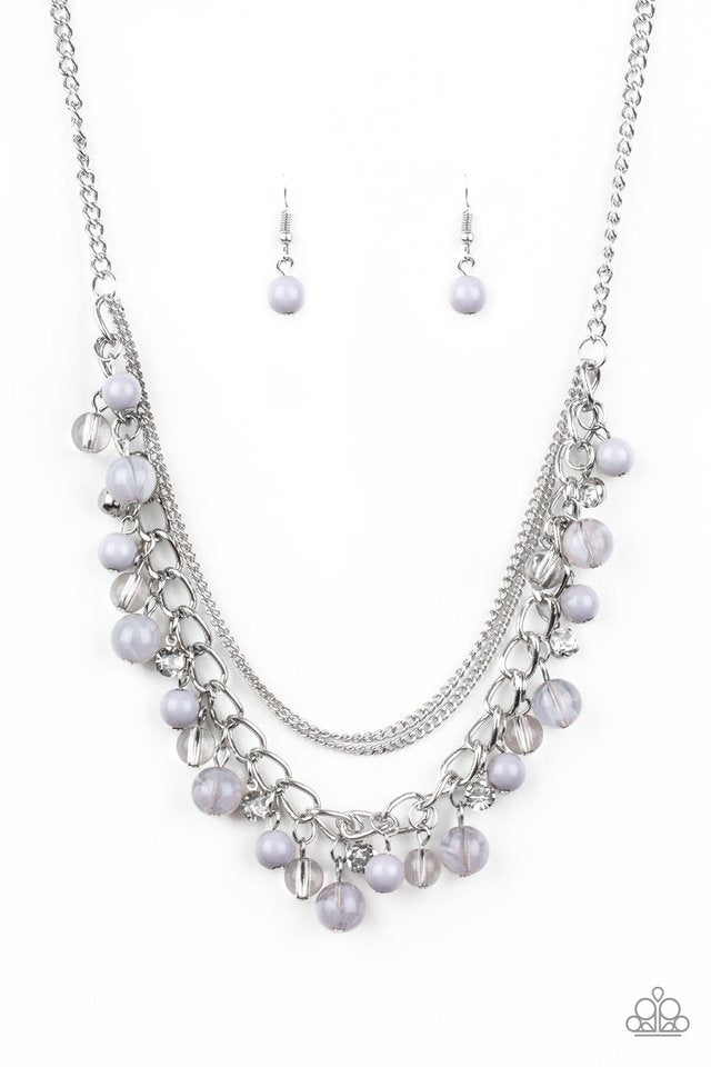 Paparazzi Necklaces - Wait and Sea - Silver