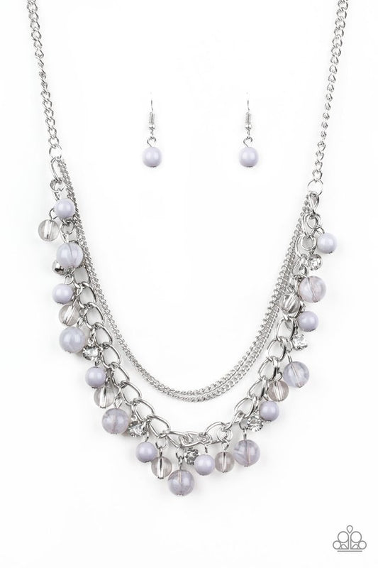 Paparazzi Necklaces - Wait and Sea - Silver