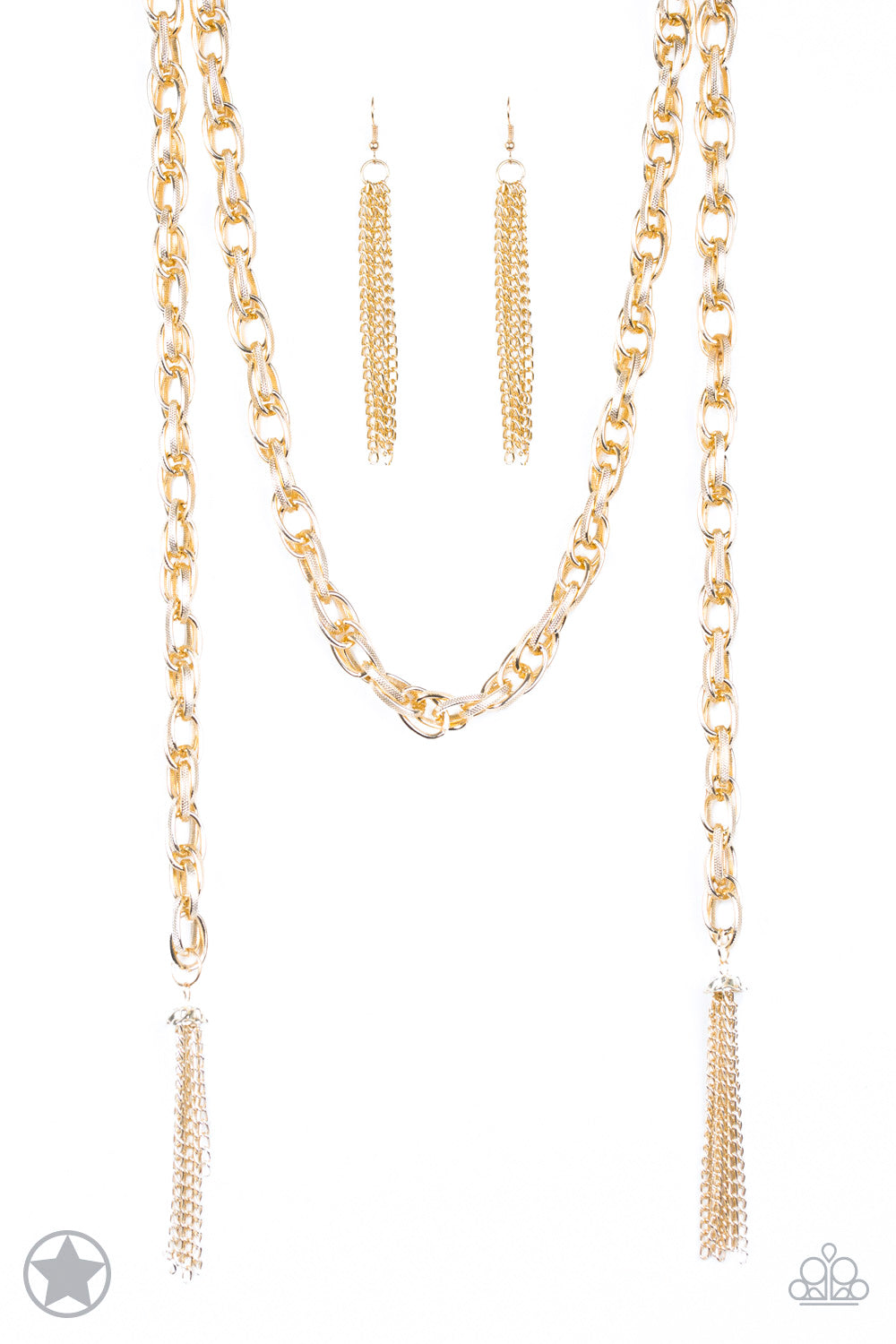 Paparazzi Necklaces - SCARFed for Attention - Gold
