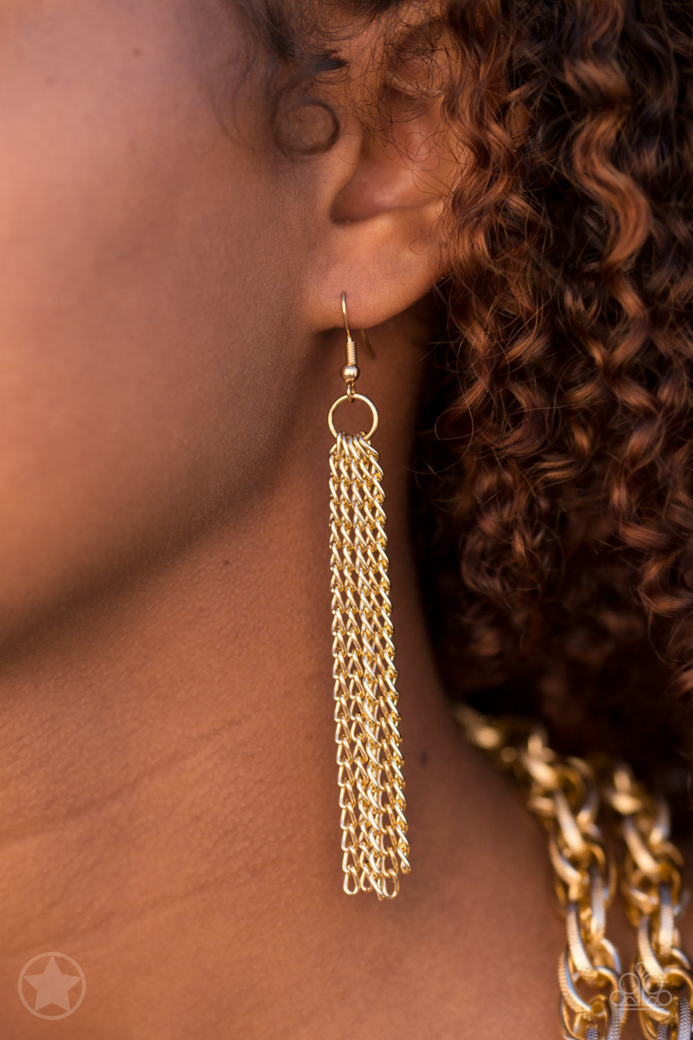 Paparazzi Necklaces - SCARFed for Attention - Gold