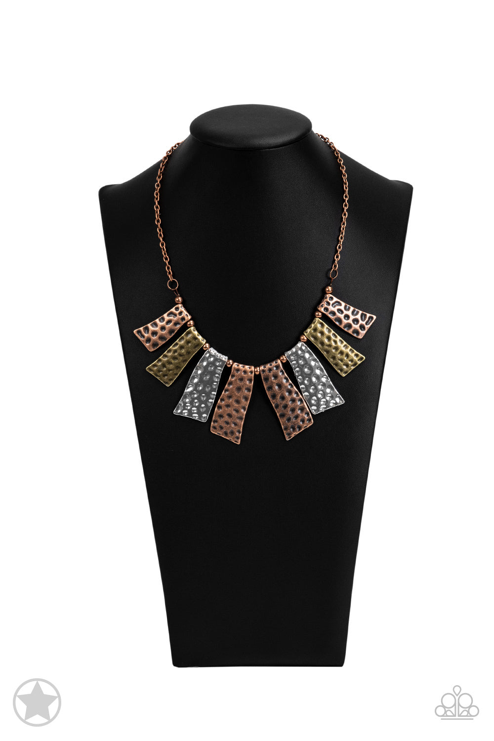 Paparazzi Blockbuster Necklaces - A Fan Of The Tribe - Copper