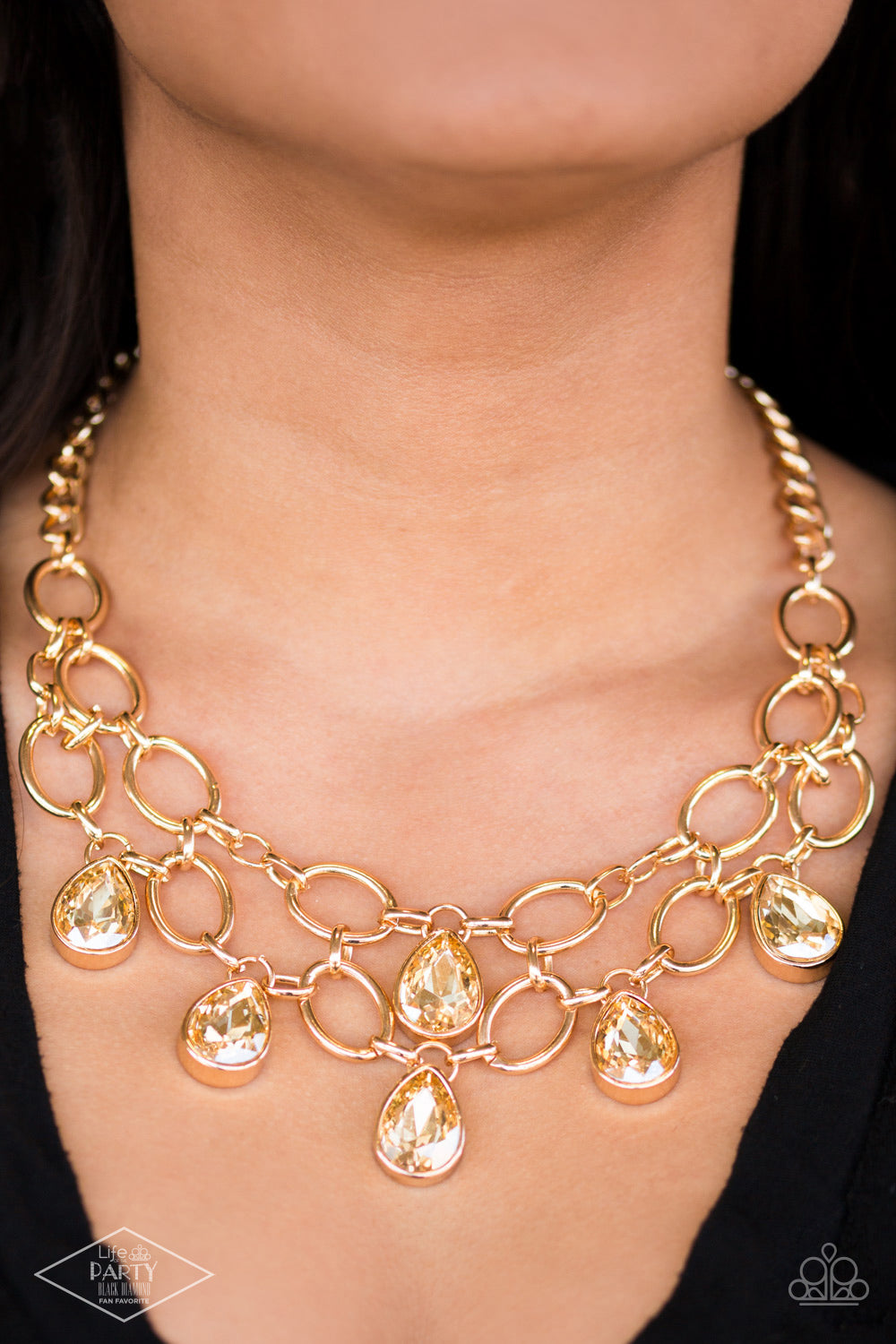 Paparazzi Necklaces - Show-Stopping Shimmer - Gold