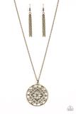 Paparazzi Necklaces - Mandala Melody - Brass
