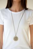 Paparazzi Necklaces - Mandala Melody - Brass