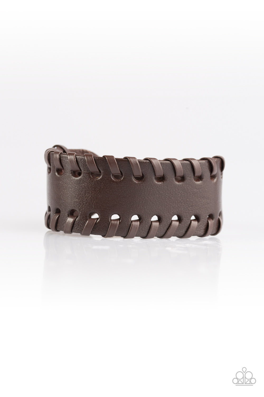 Paparazzi Urban Collection bracelet - Rugged Roadways - Brown