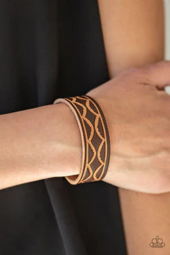Paparazzi Urban Collection - Zion Horizon - Brown Wrap