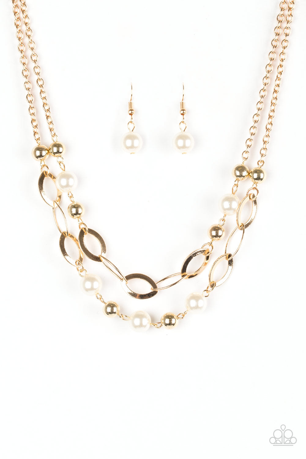 Paparazzi necklace - GLIMMER Takes All - Gold