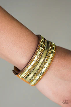 Paparazzi Urban Collection - Teasingly Tomboy - Brass