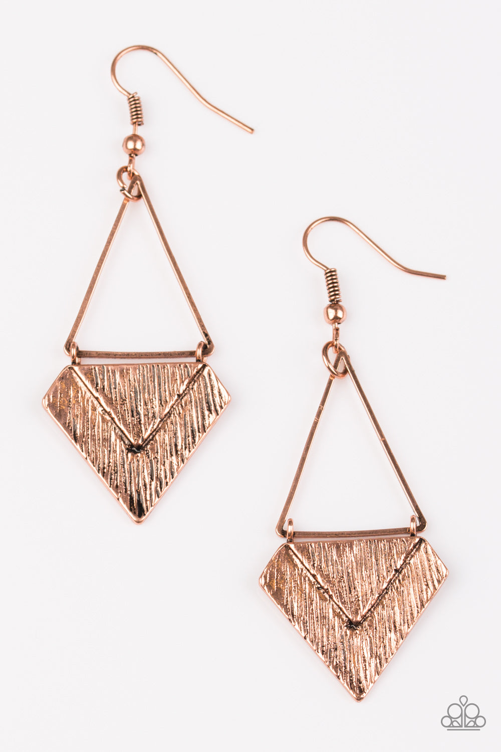 Paparazzi earring - Desert Treasure - Copper