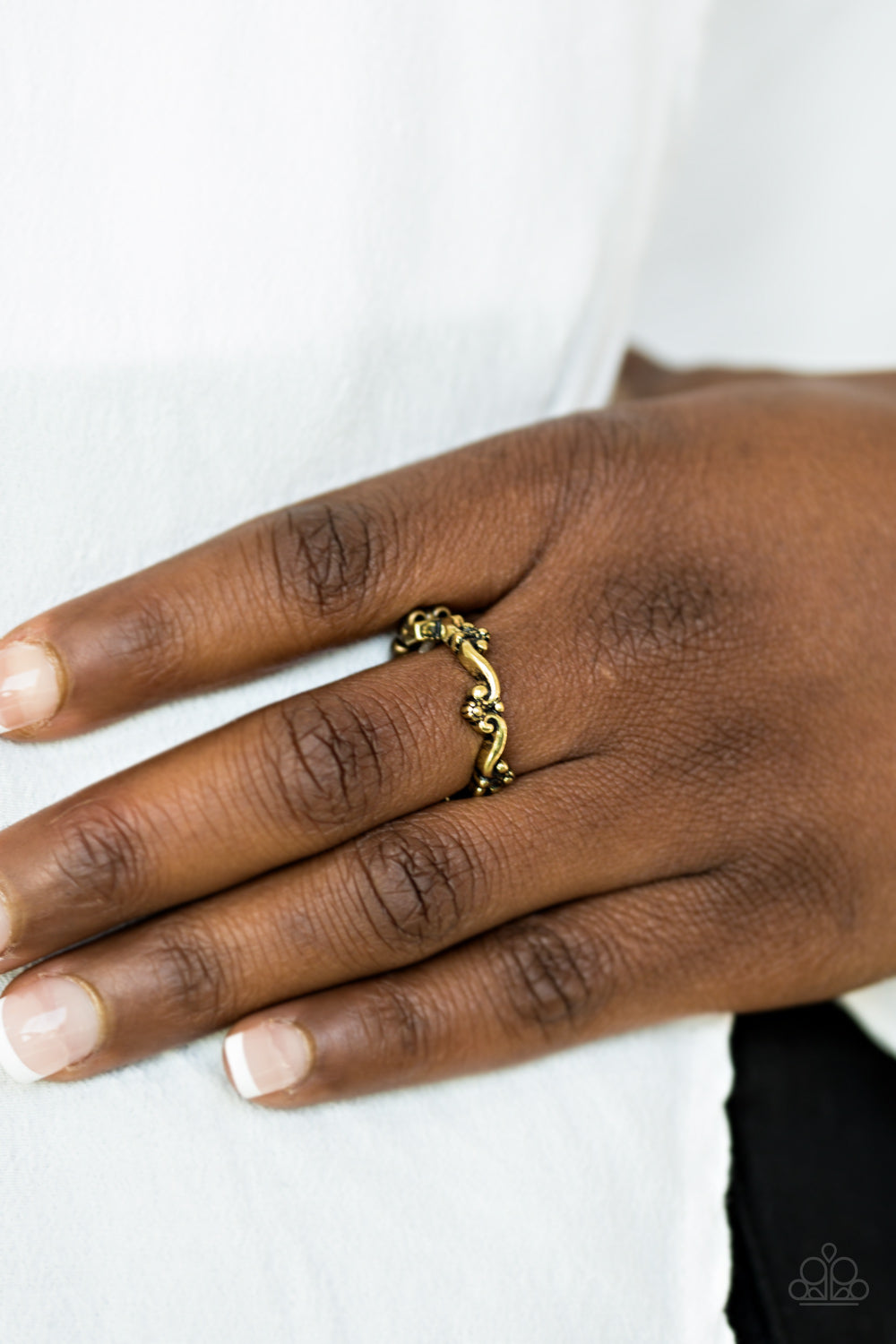 Paparazzi Rings - Serenely Summer - Brass