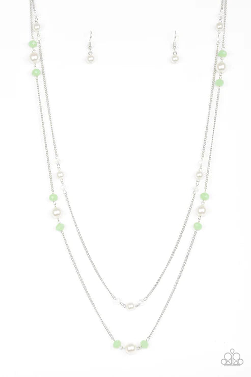 Paparazzi Necklaces - Spring Splash - Green