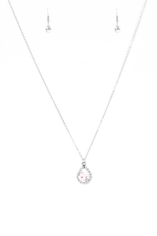 Paparazzi Necklaces - Serene Spring Showers - Pink